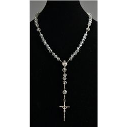 Chinese Crystal with Cross Necklace