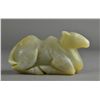 Image 1 : 18th/19th C. Chinese Carved White Jade Camel