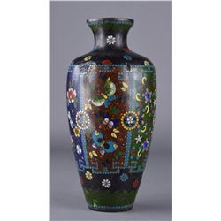 Japanese Bronze Cloisonne Vase