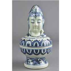 Chinese Blue & White Incense Burner Xuande