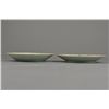 Image 9 : Pair 19th C. Chinese Celadon Plates Jiaqing Period