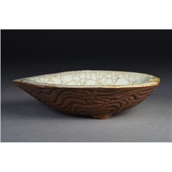 Chinese Crackle Glazed Porcelain Washer