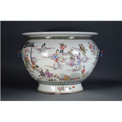 18th/19th C. Chinese Famille Rose Fish Bowl