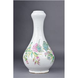 Chinese 18th Yongzheng Period Famille Rose Vase