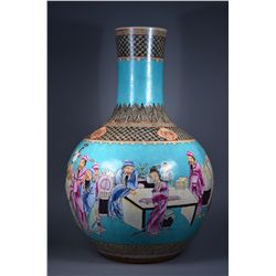 Rare Chinese Famille Rose Vase Yongzheng