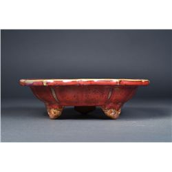 Chinese Junyao 6 Bracket Narcissus Bowl