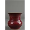 Image 1 : Chinese Republic Period Red Flambe Vase Signed