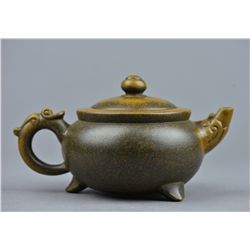 Chinese Yixing Tea Pot Marked with Tripod Feet