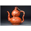 Image 2 : Signed 19th C. Chinese Double Gourd Yixing Tea Pot