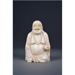 Chinese Carved Ivory Figure of Budai