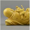 Image 3 : 19th C. Chinese Ivory Carved Reclining Buddha