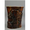 Image 2 : Chinese Huanghuali Carved Brush Pot