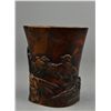 Image 3 : Chinese Huanghuali Carved Brush Pot