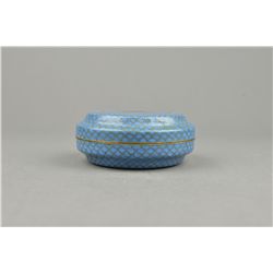 Chinese Cloisonne Cosmetic Box