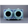 Image 3 : Pair of Chinese Turquoise Glazed Cong Vase