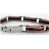 Image 2 : MANS 2 TONE STAINLESS / COMPOSITE BRACELET