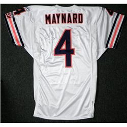 Brad Maynard Signed Bears Game Jersey "Go Bears!"