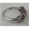 Image 2 : PLATINUM STERLING 6 STONE RING 2.85 CTW