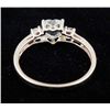 Image 3 : 10K YELLOW GOLD HEART TOPAZ DIAMOND RING .90 CTW