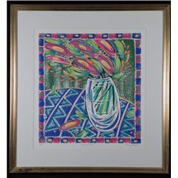 Penny Feder Framed Art Print Carnival Reds