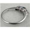 Image 2 : STERLING PLATINUM RING 1.06 TOPAZ