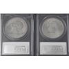 Image 2 : 2 1976 & 1976-D Ike Dollars PCGS MS65 Type 2