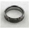 Image 1 : TUNGSTEN MANS RING W/ BRUSHED EDGE