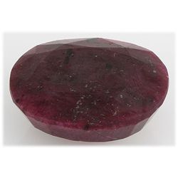 Ruby 106ct Loose Gemstone 30x25mm Oval Cut