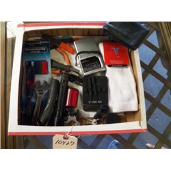 Misc, Hand tools, Wallet,Radio, Clippers ect.