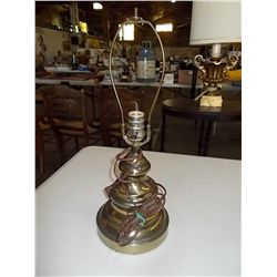 Brass Style Lamp No Shade