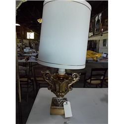 Large Gold Ceramic Lamp