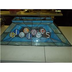 Billiards Stain Glass Bar Lamp