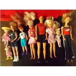 9-Misc. Barbie and Related Dolls