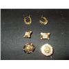 Image 1 : 3 Pair of lored and Reinstone Earrings