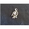 Image 1 : Rinestone and Gold Colored Pendant
