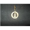 Image 1 : Rinestone Pendant with Gold