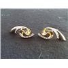 Image 1 : Gold Colored and Reinstone Earrings