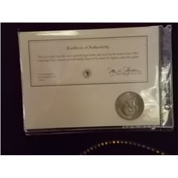 2-Morgan Mint with Certificate in one case