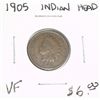 Image 1 : 1905 INDIAN HEAD RED BOOK VALUE IS $6.00 *RARE VERY FINE-30 GRADE*!!