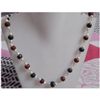 Natural 194.75ct Sapphire/Ruby/Pearl Necklace .925 Ster