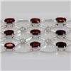 Image 1 : Genuine Vintage Design  22.9 ctw Garnet Bracelet