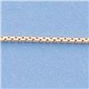 Image 2 : Genuine 16" 14k Gold-Yellow/White 0.8mm 2.2g Box Chain