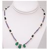 NATURAL 78.00 CTW TANZANITE EMERALD AND MIXED SEMI- PRE