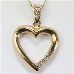Genuine 0.24 ctw Diamond Necklace 14K Gold 4.03g