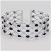 Image 2 : Genuine Vintage Design  20.17 ctw Tanzanite Bracelet