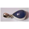 Image 1 : NATURAL 14.85 CTW TANZANITE PEARCUT PENDANT .925 STERLI