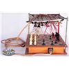 Image 2 : Christopher Lloyd "Doc Brown" 1950s style chess set from Back to the Future III