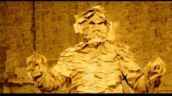 Prop Post It Note Prayers And Blasphemous Folder From Bruce Almighty