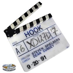 Original production clapperboard from Hook