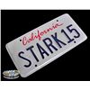 Image 1 : "STARK15" license plate from Iron Man 2